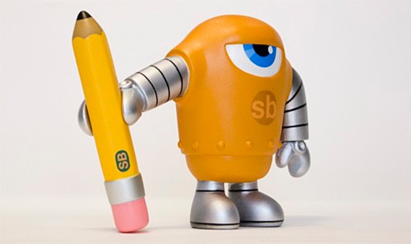 sketchBot é o nome do novo toyart de Steve Talkowski e esse novo objeto deve chegar ao mercado em 2009, depois do NYCC. Esse trabalho foi veio usando resina e, eventualmente, o projeto final foi refeito em vinil com um visual fora do comum. 